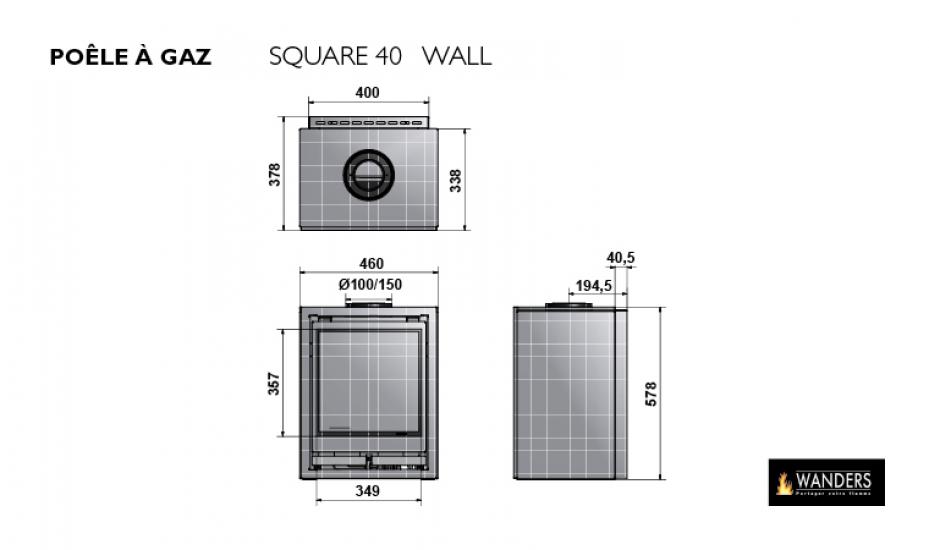 SQUARE 40G WALL